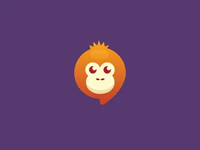 Chat Monkey V2 chat communicate corner message monkey round