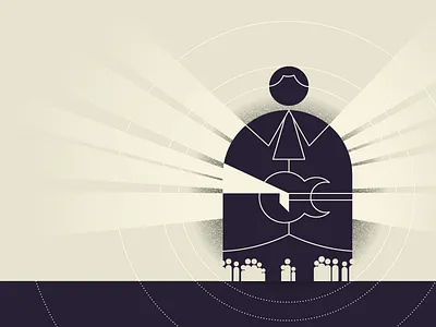 Who was Rosetta Tharpe? abstract black history month geometric illustration