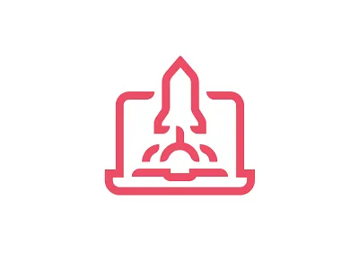 Rocket business icon iconography launch rocket startup