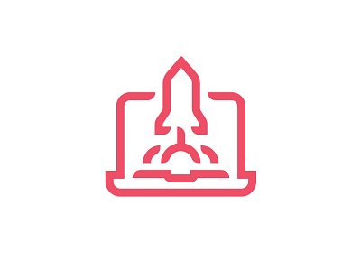 Rocket business icon iconography launch rocket startup