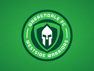 Warrendale FC - Crest 2 badge crest emblem green patch soccer