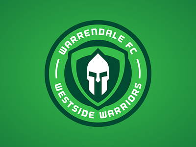 Warrendale FC - Crest 2 badge crest emblem green patch soccer