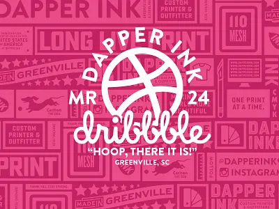 Dribbble Meetup branding design dribbble event logo meetup pink