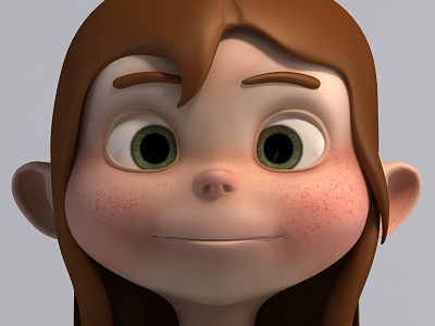 Gretel 3d animation cartoon character cinematic modeller modelling td nextgen production