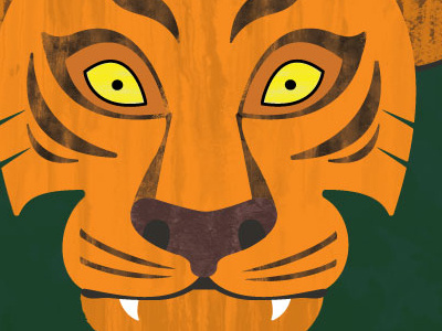 Shere Khan design disney illustration jungle book megan thomas megan thomas illustration shere khan texture