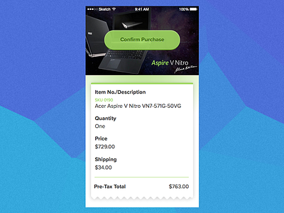 Checkout UI checkout ecommerce green receipt round shopping soft