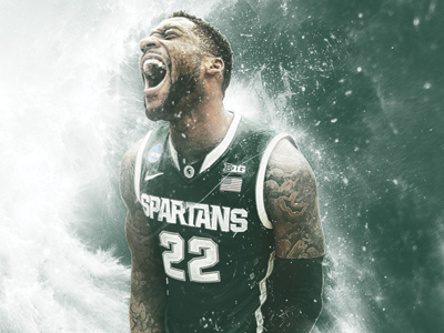 Branden Dawson big ten college basketball michigan state msu spartans