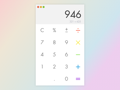 Daily UI #004 – Calculator calculator daily daily ui futura graphic minimal ui utilities visual