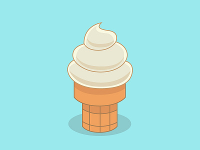 Ice-Cream ice cream illustrator vanilla