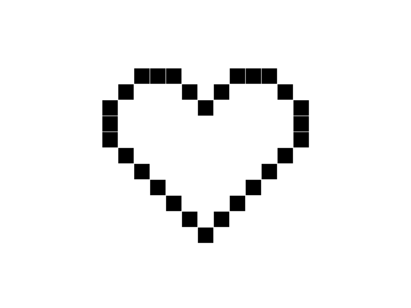 Daily UI #044 - Favorites 044 8 bit animated dailyui favorites gif heart pixel art