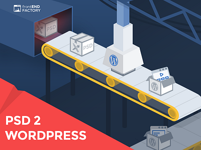 Psd 2 Wordpress factory frontend htmlcss psd psd2wordpress slicing wordpress