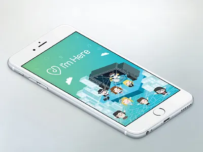 I'm Here Splash Screen app imhere ios iphone