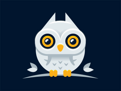 Artic Wise Owl Logo animal bird business cute flat icon logo mascot owl sweet toy wise