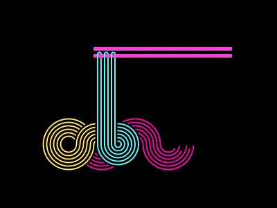 Noodles chopsticks colourful eat flat food hiko illustrations noodles