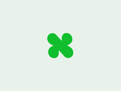 Clover branding clover icon letter logo logotype mark n symbol