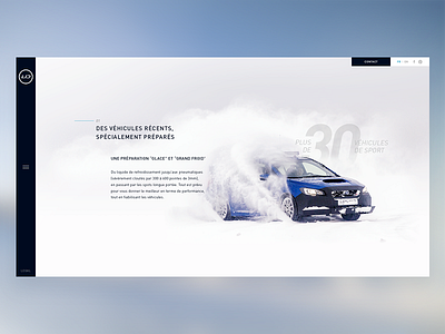 WIP_LID Layout cars ice sport webdesign