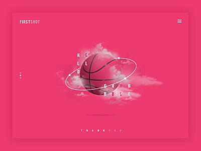 Hello Dribbble debut landing page manipulation