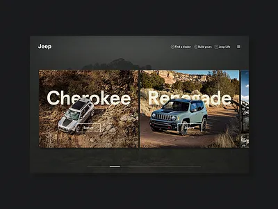 Jeep visual concept car concept interactive jeep navigation visual web