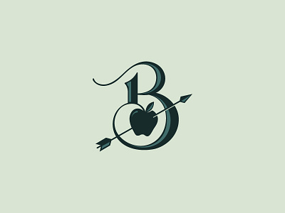 Blaylock Photography Logo apple arrow b branding logo mark photography shot william tell