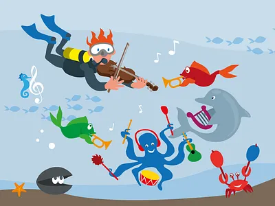 The Band the band under the sea