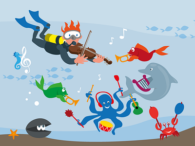 The Band the band under the sea