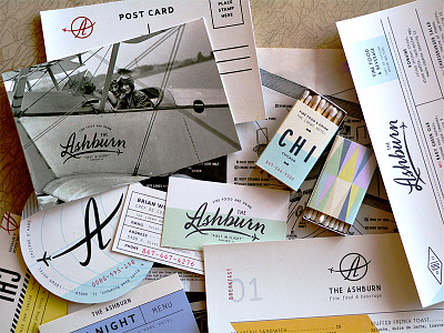 planes, trains airport aviation coaster collateral matchbooks menu plane postcard restaurant