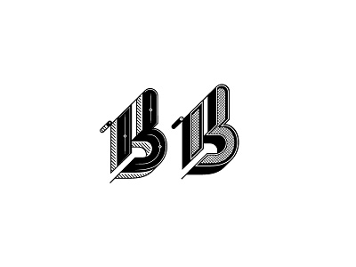 BB antique black letter engraving lettering type wip