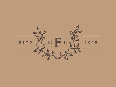 FCL badge branding coffee identity illustration logo mark monogram shield