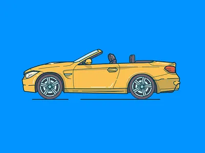 TBH I forgot what kind of car it is... california car convertible