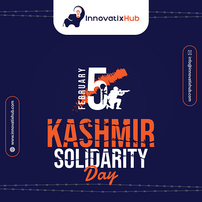 Kashmir Day advertisingagency branding design illustration innovatixhub logo logodesign minimalist logo vector