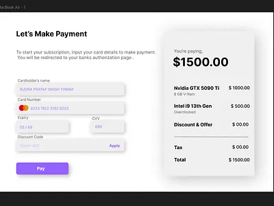 Day 2 of 100 Days UI Challenge dailyui figma graphic design ui ux web design