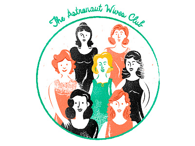 The Astronaut Wives Club abc astronaut editorial magazine space texture tvshow vintage wives