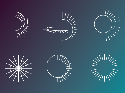 Tilt Pan Rotate Zoom Exploration icons illustration lines