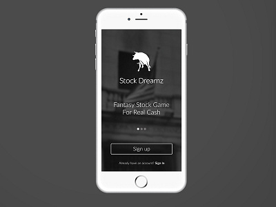 StockDreamz App app concept finance ios ui ux