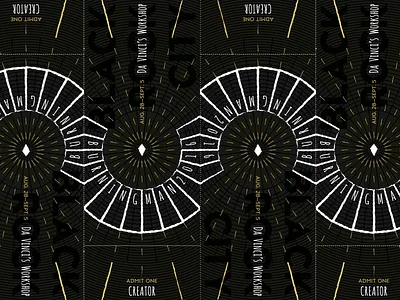 Burning Man 2016 ticket design submission burning geometry lines man symmetry tickets tiled