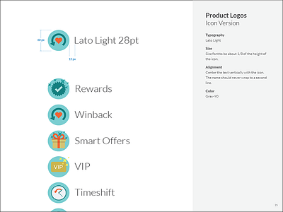 Brand Book: Product Logos brand book branding guidelines icons identity lockups logo style guide