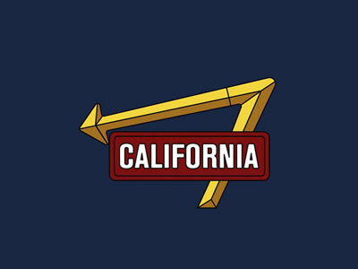 Cali - Enamel Pin enamel enamel pin lapel personal pin