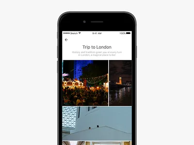 Story View explore gallery grid iphone madeintoronto masonry minimal photo story ui ux