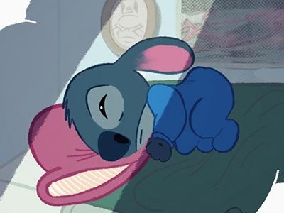 Stitch Practice disney sleeping stitch