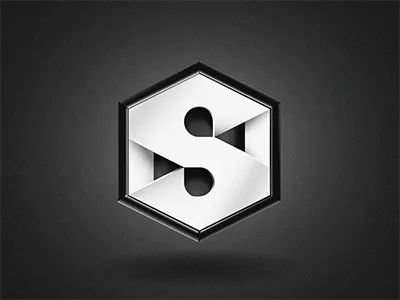 S- Logo Silva black cube design developer idea logo mark piotr piotrlogo signet symbol