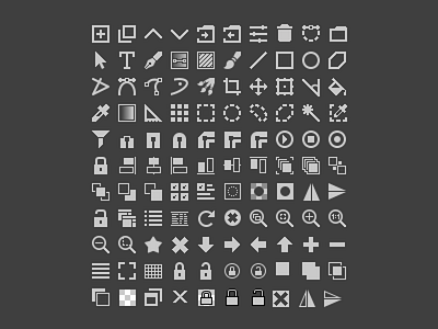 Krita 16x16 icons 16x16 icons krita opensource