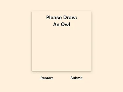 Please Draw. canvas experiment interface minimal preview shadow ux