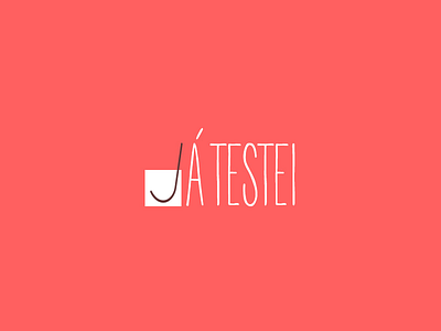 Já Testei - Logotype branding logo logotype