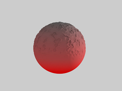 Candy planet 3d c4d moon planet