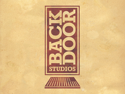 Back Door Studios identity illustrator logo photoshop