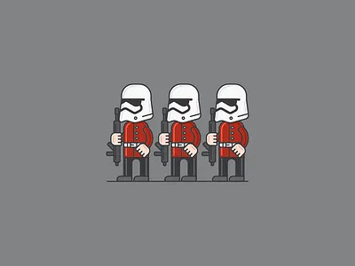 First Order Buckingham Guard artwork buckingham guard illustration lineart london shot travelling vector