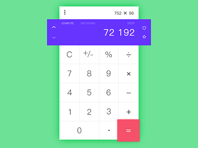 Daily UI #007 app calculate design idea ui ux