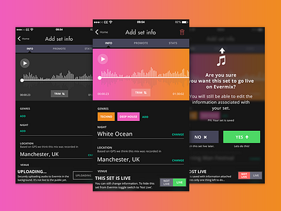 Dj app - Edit mix info app dance dj evermix iphone music recording
