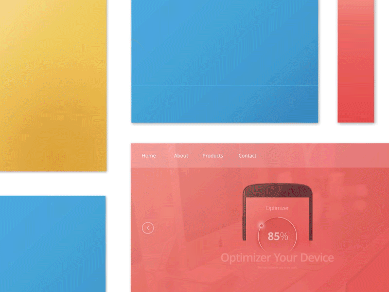 Modern Tech | UI kit for security product animation security uikit