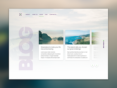 Nick Parker Daily UI #22 blog daily design inspiration landing post ui web